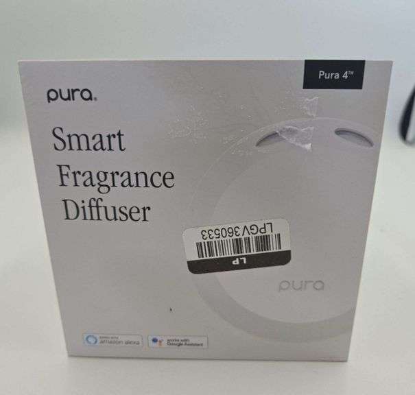 Pura 4 Smart Fragrance Diffuser - Adjustable Home Diffuser with LED Light & Automatic Vial Detection - Wi-Fi Device for Personalized Home Scenting Experience - Long-Lasting Diffuser Aroma