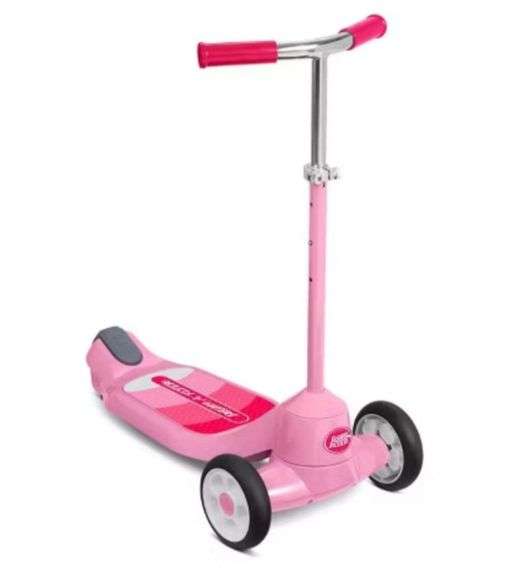 Radio Flyer Grow With Me Beginner Kids' Kick Scooter, pink