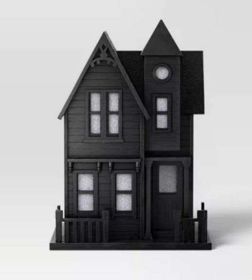 Large Haunted House Figurine Black - Threshold