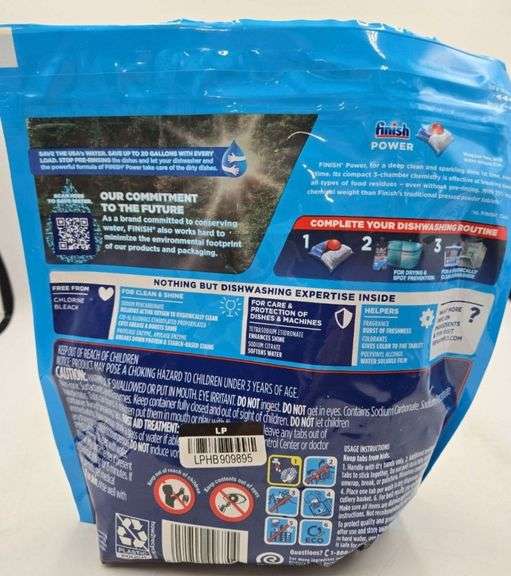 Finish Powerball Power Dishwasher Tabs 43ct