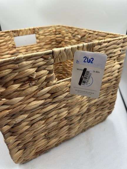 Woven Water Hyacinth Milk Crate - Brightroom™