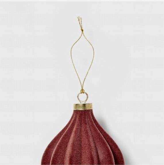 Set of 11 Velvet Decorative Ornaments - Threshold designed with Studio McGee
