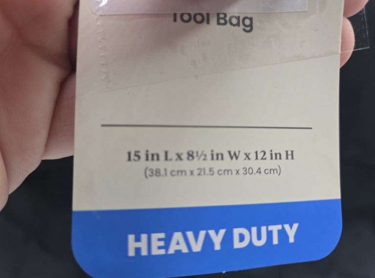 Brightroom Heavy Duty Tool Bag