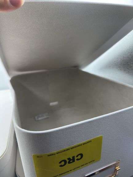 3 Decorative Fabric Box Ivory - Brightroom™: Rectangle, Polypropylene & Polyester, Spot Clean, (2) 13"x10"x7" and 10" H, 15.5" D, 13" W