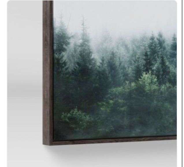 24" x 30" Mystic Forest Framed Canvas - Threshold