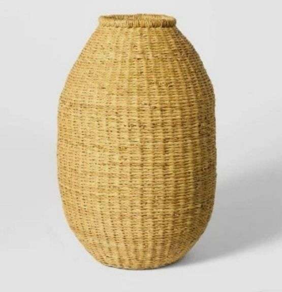 Threshold Studio McGee Elephant Grass Vase Indoor Decorative Height Natural