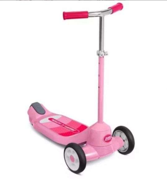 Radio Flyer Grow With Me Beginner Kids' Kick Scooter, pink