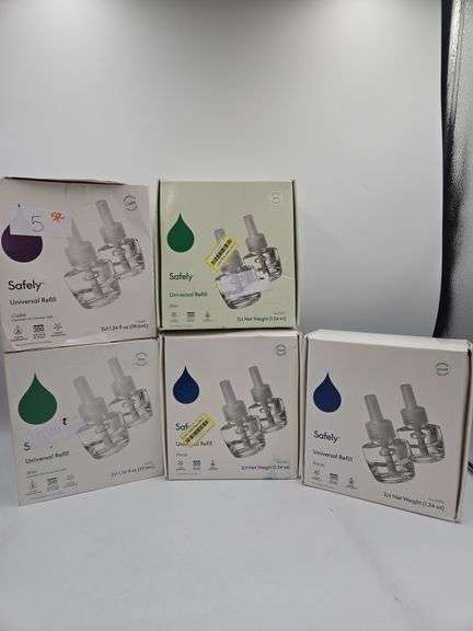 (5) 2ct Safely Universal Refills, Scents Vary