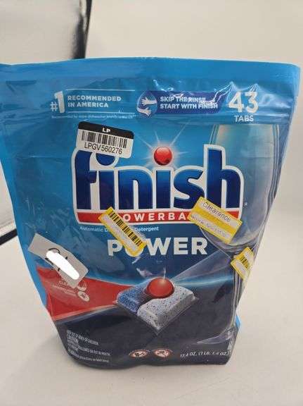 Finish Powerball Power Dishwasher Tabs 43ct