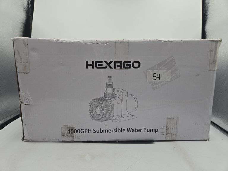 4000GPH Submersible Water Pump, 350W Water Pond Pump with Barrier Bag, 33FT Power Cord, 21FT Lift Quiet Water Garden Pumps for Pond, Waterfall, Fountains, Fish Tank and Hydroponic, UL Listed