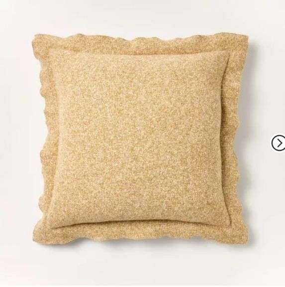(2) Oversized Heather Square Throw Pillow - Threshold