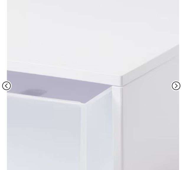 Modern Short Narrow Drawer White 1pc - Brightroom™
