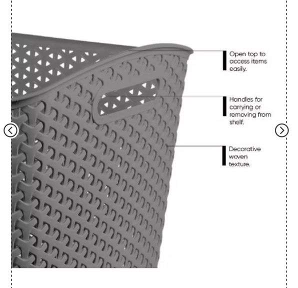Y-Weave Jumbo Decorative Storage Basket - Brightroom™