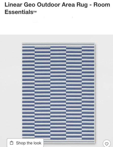 Linear Geo Outdoor Area Rug - Room Essentials 8'5"x8'10"