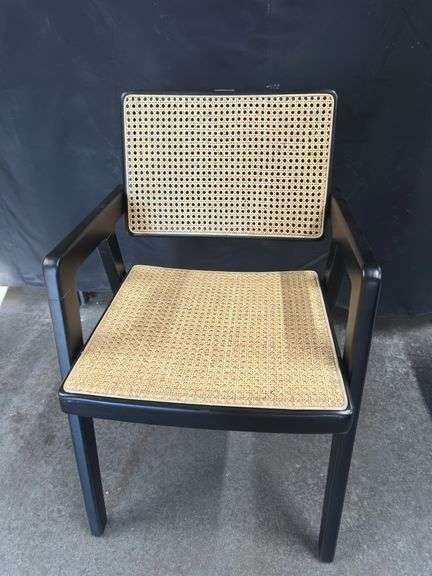 READ! Wood Framed Woven Panel Dining Chair - Threshold™