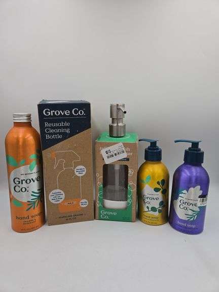Grove Co Hand Soaps and Refillable Cleaning & Soap Dispenser