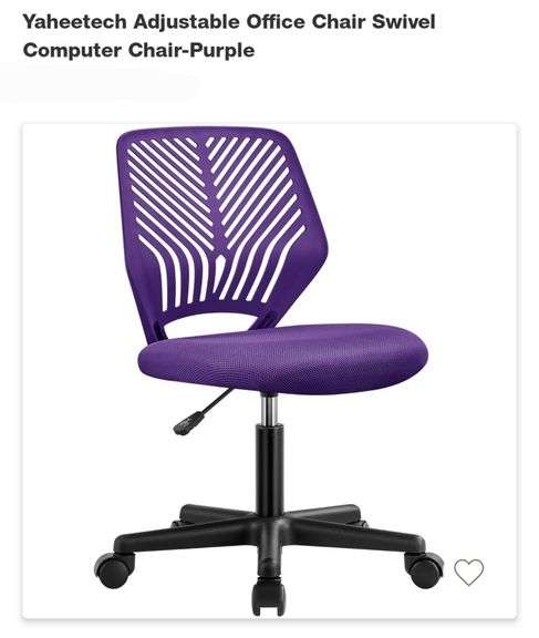 Adjustable Office Chair (Purple)