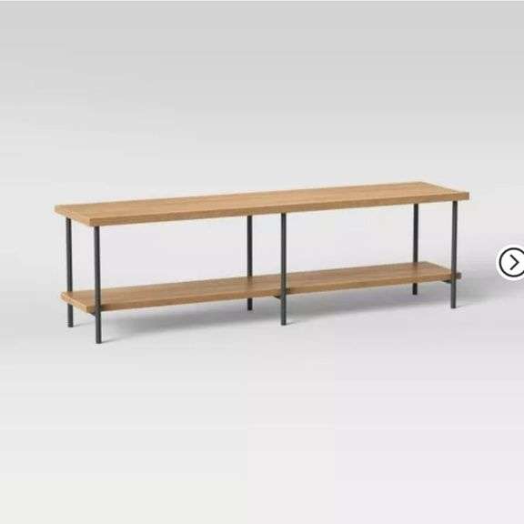 Wood and Metal TV Stand for TVs up to 60" - Room Essentials
