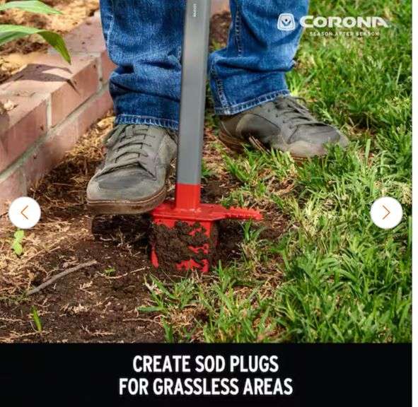 Corona MAX 38 in. SodPLUGGER with Carbon Steel Handle