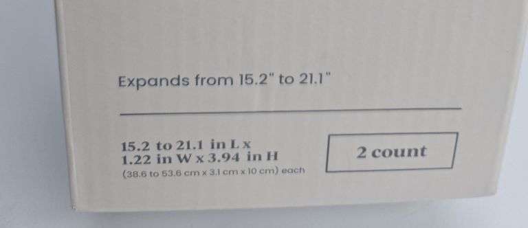 Set of 2 Plastic Drawer Dividers White - Brightroom™: Organizer