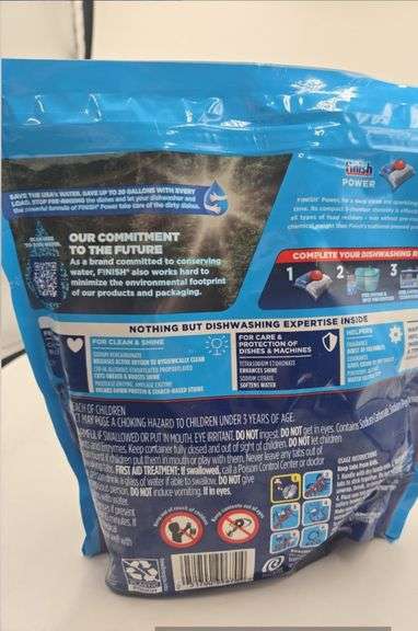 Finish Powerball Power Dishwasher Tabs 43ct