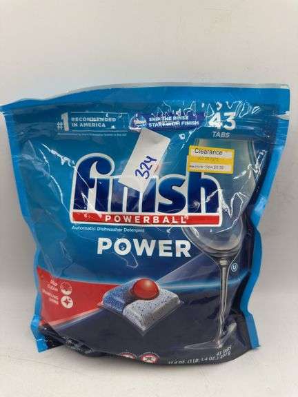 Finish Powerball dishwasher detergent, 43 tabs
