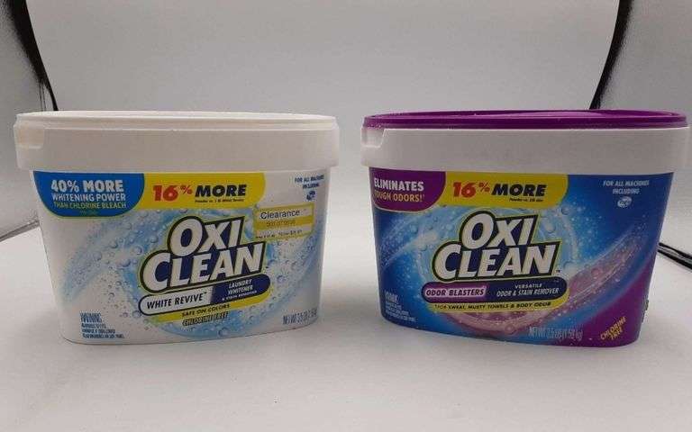 Oxi Clean White Revive 3.5lb & Oxi Clean Odor Blasters 3.5lb