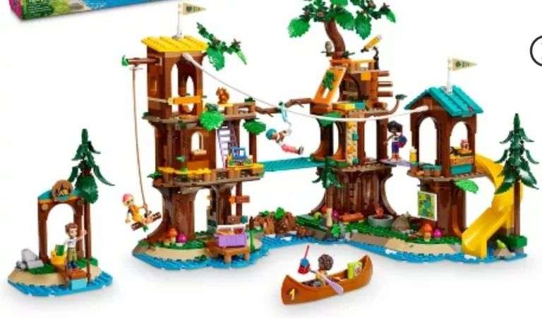 LEGO Friends Adventure Camp Tree House Toy with Doll Accessories