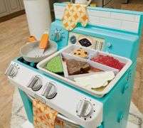Little Tikes Retro ‘50s Inspired Oven Realistic Pretend Play Kitchen Appliance