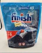 Finish Powerball Power Dishwasher Tabs 43ct