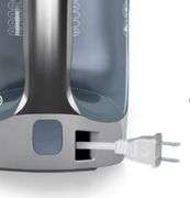 BLACK+DECKER Steam Iron Retractable Cord Gray: 1200W Nonstick Soleplate, Anti-Drip, Vertical Steam, Comfort-Grip Handle
