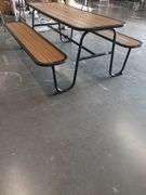 READ!! Picnic Rectangle Table Black - Room Essentials