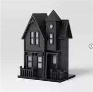 Large Haunted House Figurine Black - Threshold 16"H