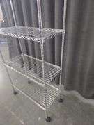 4 Tier Wire Shelf 62"x29"x14"