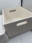 Wood Bin and 2 Drawer Decorative Fabric Box Ivory - Brightroom™: Rectangle, Off-White, Paper & Polyester, Spot Clean, 6"x10"x13"