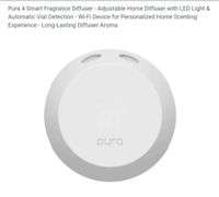 Pura 4 Smart Fragrance Diffuser - Adjustable Home Diffuser with LED Light & Automatic Vial Detection - Wi-Fi Device for Personalized Home Scenting Experience - Long-Lasting Diffuser Aroma