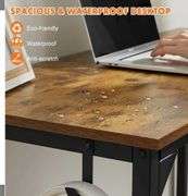 Computer Desk with Storage Bag and Headphone Hook, 31 in Small Home Office Writing Study Desk Modern Simple Style PC Table for Youth Student Adult, 30 Inches Rustic