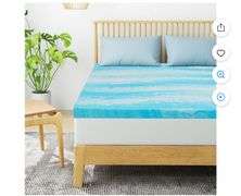 Mattress Topper Twin, 3 Inch Soft Memory Foam Cooling Gel Mattress Topper for Relieve Back Pain