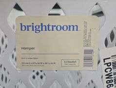 2.1bu Lamper White - Brightroom™: Plastic Clothes Hamper with Built-In Handles