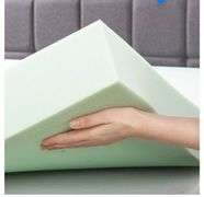 4 Inch Ventilated Memory Foam Mattress Topper with Calming Green Tea Infusion, CertiPUR-US Certified, KING