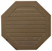 Octagon Gable Vent Louver, 22"W x 22"H x 1 1/8"P, Functional, Factory Primed