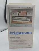 3pc Cube Compression Bags Set Clear - Brightroom™: Vacuum Seal Storage for Clothes & Bedding, Zipper Closure