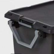 32gal XL Wheeled Latching Storage Tote Black – Brightroom