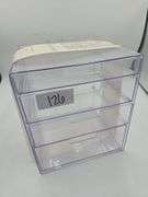 4 Drawer Stackable Countertop Organizer Clear - Brightroom