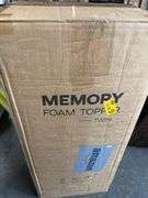 Tri-fold Memory Foam CertiPUR-US Certified Foldable-Mattress with Washable Cover for Camping, Yoga, RV, and Guest Beds, Twin 75384 inch, Grey