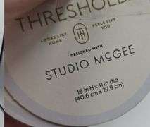 Threshold Studio McGee Elephant Grass Vase Indoor Decorative Height Natural