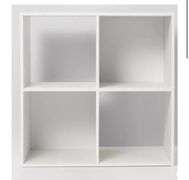 4 Cube Decorative Bookshelf Organizer White - Room Essentials