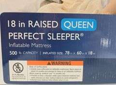 Serta Perfect Sleeper Raised Queen Comfort Top Inflatable Mattress 18in High