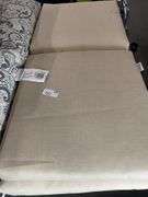 READ! (2) Arden Outdoor Midback Chair Cushion, 18 x 16.5, Rain-Proof, Fade Resistant-Tan Leala