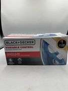 BLACK+DECKER Steam Iron - White: Nonstick Soleplate, Variable Steam, 1200W, Pivoting Cord, 8ft Cord Length